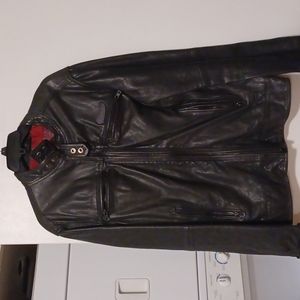 Superdry leather jacket size M